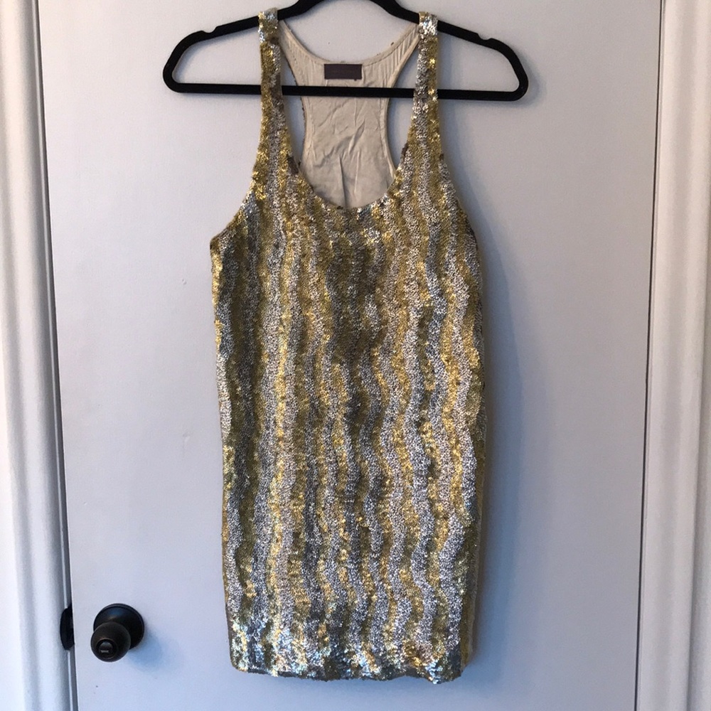 Halston Sequin Dress